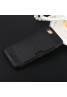 Apple iPhone 5G/5S Card Wire Drawing Candy Stripe Hard PC Hybrid Back Cover Card Storage Slot Pocket Cell Phone Fashion Case-Black